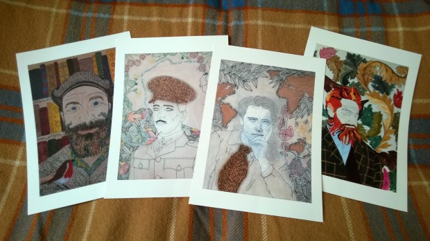 Giclee prints of my portraits.